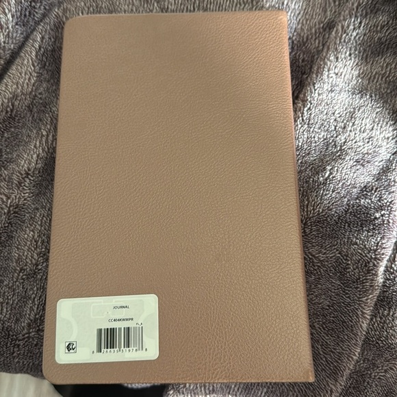 Rose Gold Leatherette Journal with Gold Script - Picture 2 of 4